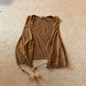 Tan vest